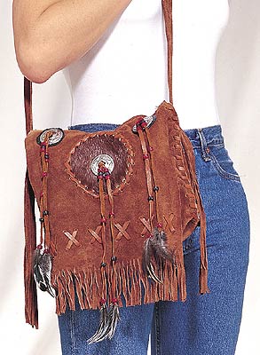 Ladies western purse with fringes