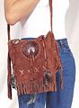 Ladies western purse with fringes