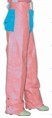 C332-Pink<br>Ladies Pink Leather Chaps