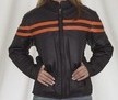 DLJ253-09<br>Ladies heavy duty soft leather vented racer jacket