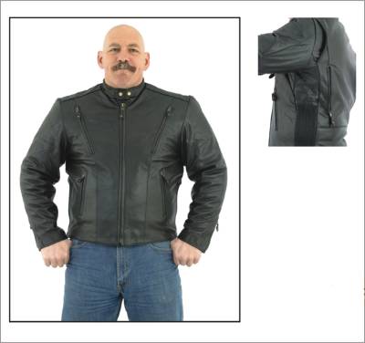 DMJ714-01<br>Mens Naked Racer Jacket 