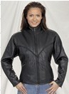 DLJ749-SS<br>Ladies Cowhide braided jacket