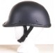 H504<br>Jockey / Hawk novelty flat black helmet, Y-strap, Q-release