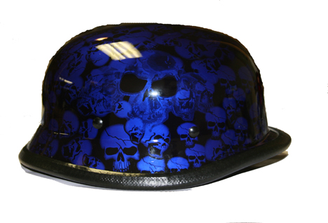 H5402-BLUE<br>German Novelty helmet, Y-strap, Q-release