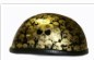 H6401-Smoky<br>Eagle Novelty Gold Boneyard Helmet