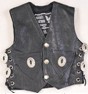 KD348<br>Kids toddler vest side laces, conchos