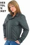 DLJ800<br>Ladies Soft Leather Pistol Pete Jacket  