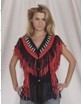 LV430<br>Ladies vest with beads, bone, braid an...