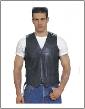 MV303-04<br>Plain Leather Vest w/ Side Laces (Heavy Weight)