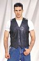 MV303<br>Multi-Pocket Leather Vest (Heavy Weight)