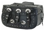 DSD4000-PV<br>PVC SADDLEBAG WITH STUDS