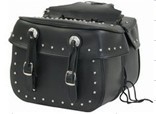 DSD4031-PV<br>PVC SADDLEBAG WITH STUDS