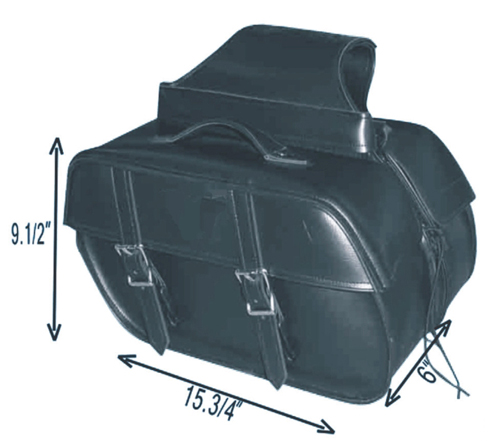 SD4057-PV<br>PVC SADDLEBAG WITH 