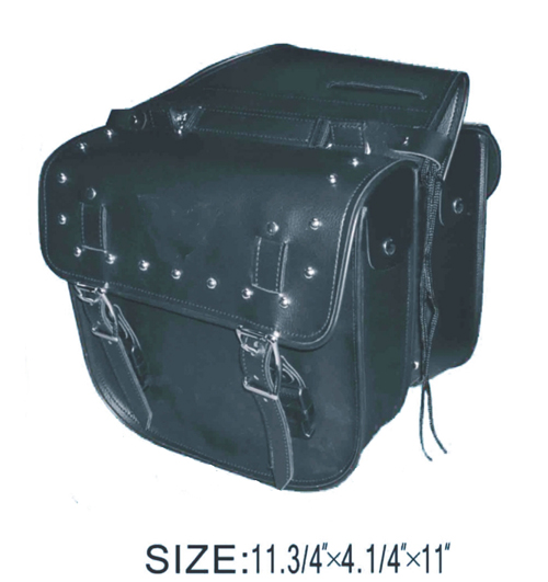 SD4071-PV<br>PVC Z/o Saddle Bag w/ Heavy Duty Verlcro cover & Lock