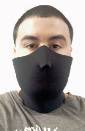 Neoprene Face mask with velcro strap on back