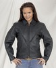 DLJ249-01<br>Ladies Naked Cowhide MC Jacket