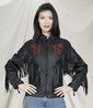 DLJ277-09<br>Ladies Red Rose Inlay Jacket