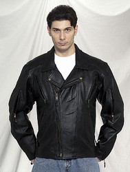 DMJ734-01<br>Mens Naked Cowhide Jacket