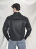 DMJ786-01<br>Mens Naked Cowhide Racer Jacket 