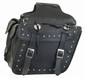 PVC SADDLEBAG WITH STUDS-LIFE TIME WARRANTY