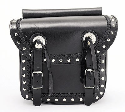 PVC Saddlebag W/ Q-Release, Studs