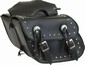 PVC SADDLEBAG WITH STUDS-LIFE TIME WARRANTY